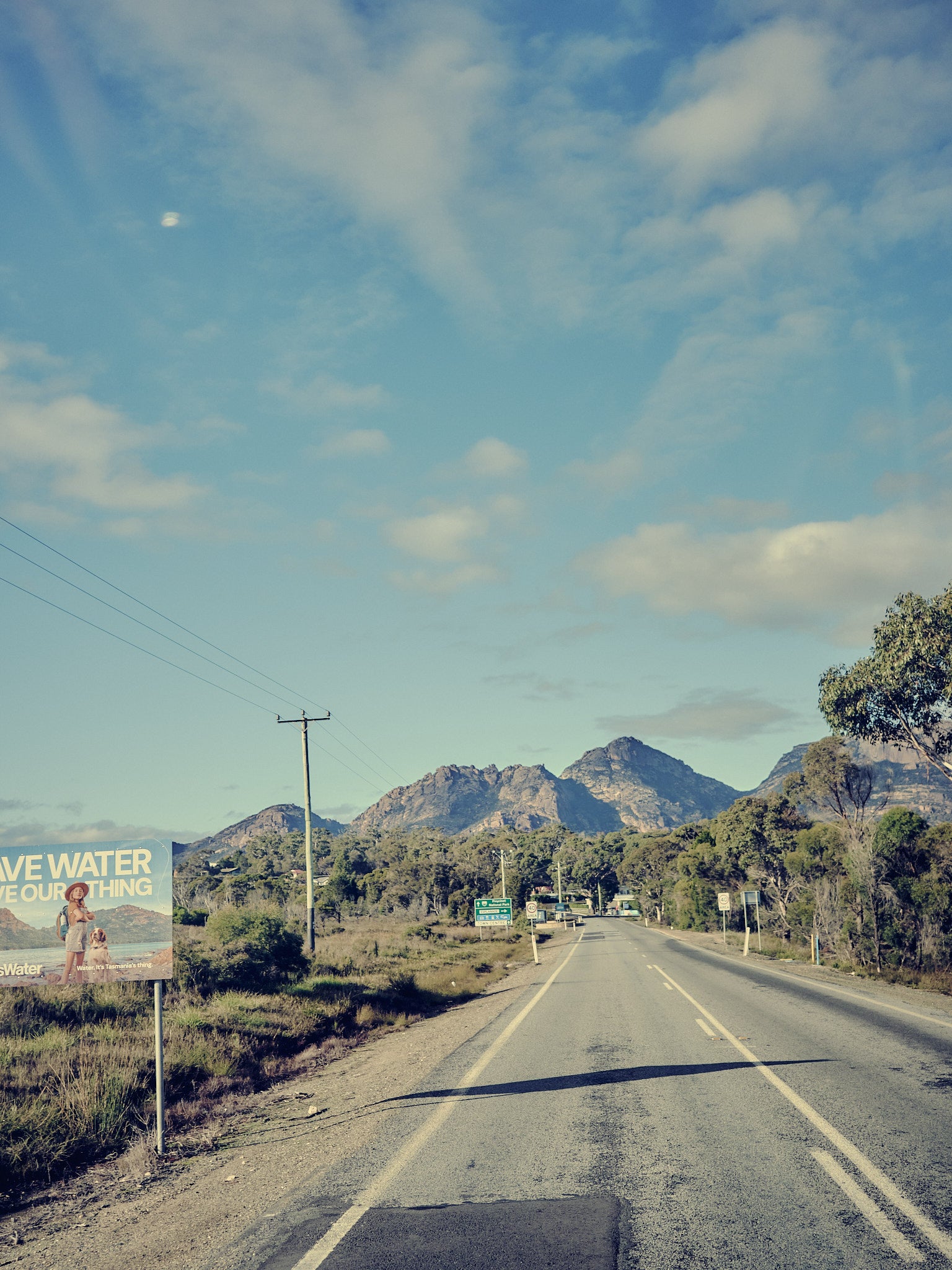 Road to Coles Bay